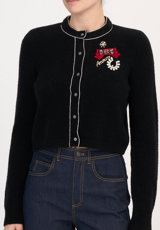 ALLURA CARDIGAN BLACK