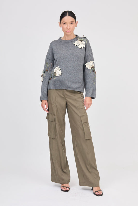 DANNA EMBELISHED SWEATER & PANT