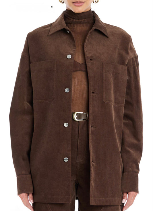 APRIL CORDUROY SHACKET