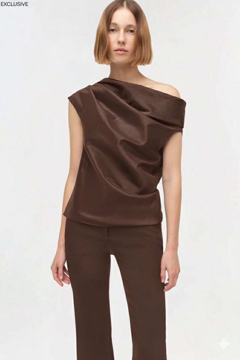 VIVIA DRAPED TOP